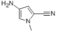 1H-Pyrrole-2-carbonitrile,4-amino-1-methyl-(9CI) Struktur