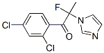 1-Propanone,  1-(2,4-dichlorophenyl)-2-fluoro-2-(1H-imidazol-1-yl)- 结构式