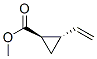 Cyclopropanecarboxylic acid, 2-ethenyl-, methyl ester, (1R,2S)- (9CI) Structure