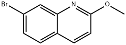 7-ブロモ-2-メトキシキノリン 化学構造式