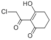 2-Cyclohexen-1-one, 2-(chloroacetyl)-3-hydroxy- (9CI) Struktur