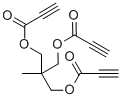 1,1,1-TRIMETHYLOLETHANE TRIPROPIOLATE Struktur