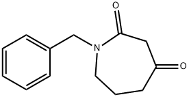 Dihydro-1-(phenylmethyl)-1H-azepine-2,4(3H,5H)-dione 化学構造式