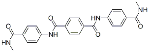 N,N'-Bis[4-(methylaminocarbonyl)phenyl]-1,4-benzenedicarboxamide,99558-88-0,结构式