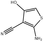 2-aMino-3-cyano-4-hydroxythiophene Structure