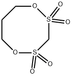 1,5,2,4-Dioxadithiocane 2,2,4,4-tetraoxide 化学構造式