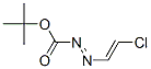 Diazenecarboxylic acid, (2-chloroethenyl)-, 1,1-dimethylethyl ester, (E,)- (9CI) Structure