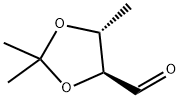 1,3-Dioxolane-4-carboxaldehyde, 2,2,5-trimethyl-, (4S,5R)- (9CI),99603-55-1,结构式