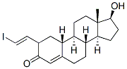 (2-iodovinyl)-19-nortestosterone Structure