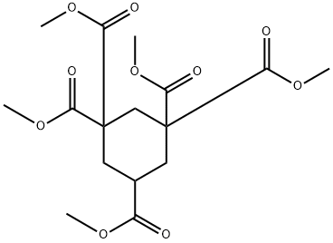 PENTAMETHYL CYCLOHEXANE-1,1,3,3,5-PENTACARBOXYLATE Struktur