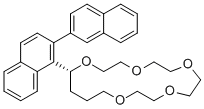 (R)-2,2'-BINAPHTHYL-17-CROWN-5 Struktur