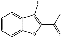 1-(3-bromo-1-benzofuran-2-yl)-1-ethanone 结构式