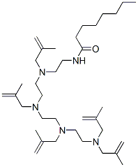 99670-33-4 N-[14-methyl-3,6,9,12-tetrakis(2-methylallyl)-3,6,9,12-tetraazapentadec-14-en-1-yl]octanamide