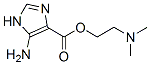 1H-Imidazole-4-carboxylicacid,5-amino-,2-(dimethylamino)ethylester(9CI) Struktur