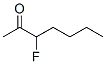 2-Heptanone, 3-fluoro- (9CI) 化学構造式