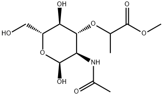 2-Acetamido-3-O-(D-1-carboxyethyl)-2-deoxy-2-D-glucose Methyl Ester