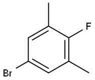 5-ブロモ-2-フルオロ-m-キシレン 化学構造式