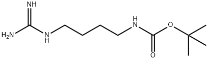 TERT-BUTYL N-[4-(DIAMINOMETHYLIDENEAMINO)BUTYL]CARBAMATE,99733-14-9,结构式