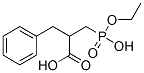 2-benzyl-3-(O-ethylphosphono)propionic acid 化学構造式