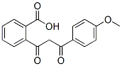 2-[3-(4-Methoxyphenyl)-1,3-dioxopropyl]benzoic acid Structure