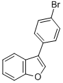 3-(4'-BROMO-BIPHENYL-4-YL)-BENZOFURAN 化学構造式