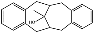 5,6,7,12,13,14-Hexahydro-15-methyl-6,13-methanodibenzo[a,f]cyclodecen-15-ol Struktur