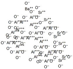 tetracosaaluminium barium heptastrontium tetratetracontaoxide Structure
