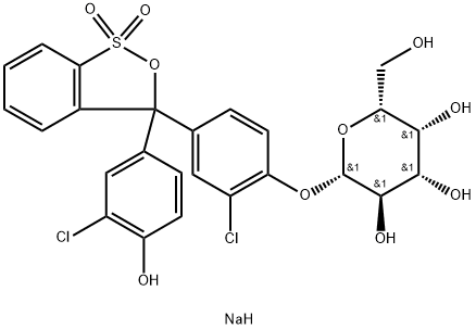 氯酚红 BETA-D-吡喃半乳糖苷,99792-50-4,结构式