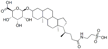 99794-82-8 (3a,5b)-24-oxo-24-[(2-sulfoethyl)amino]cholan-3-yl b-D-glucopyranosiduronic acid
