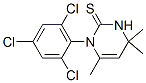 1-(2,4,6-Trichlorophenyl)-4,4,6-trimethyl-3,4-dihydro-2(1H)-pyrimidinethione|