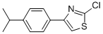 2-CHLORO-4-[4-(1-METHYLETHYL)PHENYL]THIAZOLE Structure