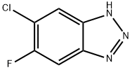 6-CHLORO-5-FLUOROBENZOTRIAZOLE Structure