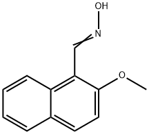 2-メトキシナフタレン-1-イルメタノンオキシム 化学構造式