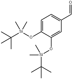 3,4-Bis(tert-butyldiMethylsilyloxy)benzaldehyde Structure