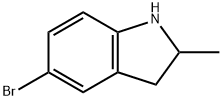5-溴-2-甲基-2,3-二氢-1H-吲哚,99847-70-8,结构式