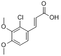2-Хлор-3 ,4-диметоксикоричную кисло структура