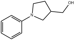 (1-フェニルピロリジン-3-イル)メタノール 化学構造式