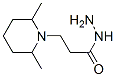 3-(2,6-Dimethyl-piperidin-1-yl)-propionic acid hydrazide 化学構造式