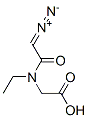 ethyl diazoacetylglycinate Struktur