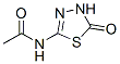 Acetamide,  N-(4,5-dihydro-5-oxo-1,3,4-thiadiazol-2-yl)- Structure