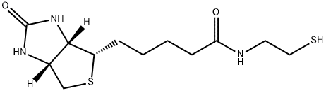 1H-Thieno[3,4-d]iMidazole-4-pentanaMide, hexahydro-N-(2-Mercaptoethyl)-2-oxo-, (3aS,4S,6aR)- Structure