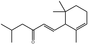 (E)-5-methyl-1-(2,6,6-trimethylcyclohex-2-en-1-yl)hex-1-en-3-one,99948-88-6,结构式