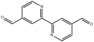 2,2'-联吡啶-4,4'-二甲醛,99970-84-0,结构式