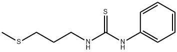 3-[3-(Methylsulfanyl)propyl]-1-phenylthiourea Structure