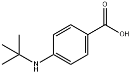4-(叔丁基氨基)苯甲酸, 99985-73-6, 结构式