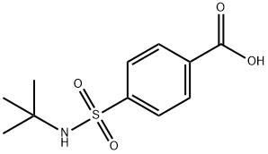 4-[(TERT-BUTYLAMINO)SULFONYL]BENZOIC ACID 结构式