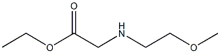 ethyl 2-[(2-methoxyethyl)amino]acetate Struktur