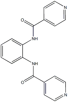 N-[2-(isonicotinoylamino)phenyl]isonicotinamide,548480-36-0,结构式