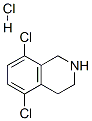 5,8-二氯-1,2,3,4-四氢异喹啉盐酸盐, 73075-48-6, 结构式