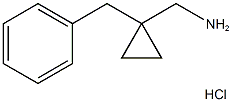 (1-ベンジルシクロプロピル)メタンアミン塩酸塩 化学構造式